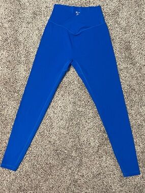 Buffbunny Collection Royal Blue High-Rise cross waist Leggings